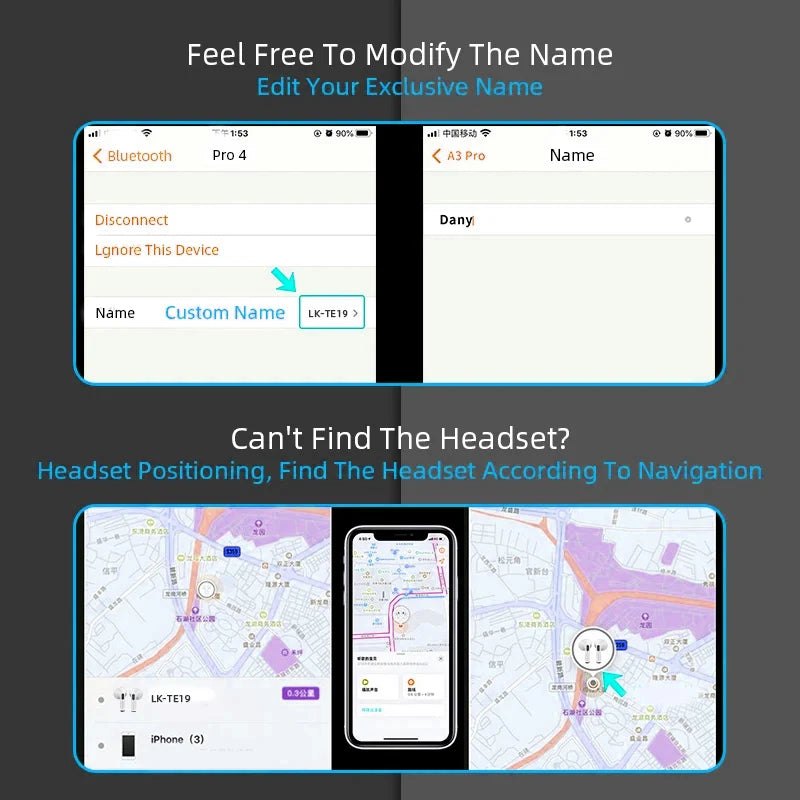 Airs Pro TWS Bluetooth Siri 5.2
