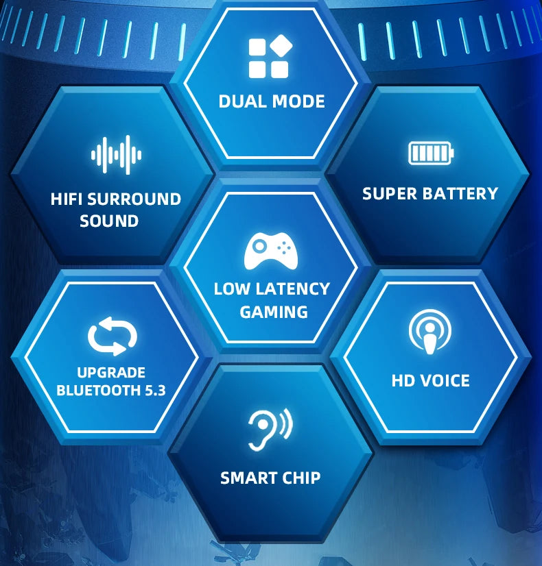 Écouteurs GM2 Pro – Bluetooth 5.3