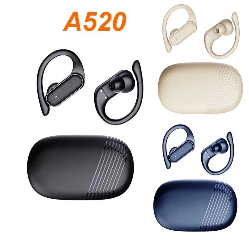 Écouteurs Bluetooth A520 BMAD – Sport 5.3 HiFi avec Crochets d'Oreille